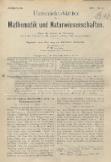 Unterrichtsblätter für Mathematik und Naturwissenschaften, Jg. 11, No. 6
