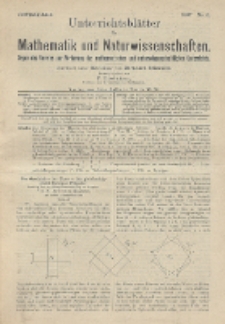 Unterrichtsblätter für Mathematik und Naturwissenschaften, Jg. 13, No. 6
