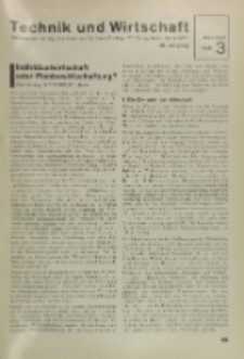 Technik und Wirtschaft : Monatsschrift des Vereines Deutscher Ingenieure, Jg. 25, H. 3