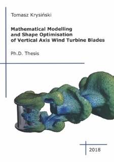 Mathematical modelling and shape optimisation of vertical axis wind turbines blades