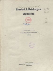 Chemical & Metallurgical Engineering, Vol. 47, No. 12