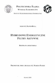 Hybrydowe energetyczne filtry aktywne