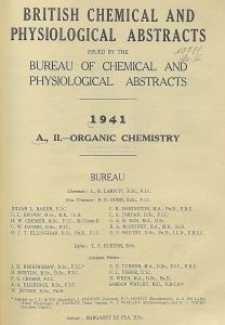 British Chemical and Physiological Abstracts. A. Pure Chemistry and Physiology. II. Organic Chemistry, April