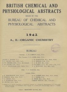 British Chemical and Physiological Abstracts. A. Pure Chemistry and Physiology. II. Organic Chemistry, February