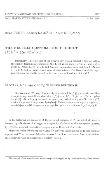 The neutrix convolution product [...]