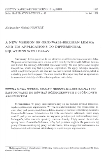A new version of Gronwall-Bellman Lemma and its applications to differential equations with delay
