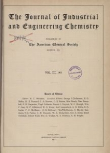 The Journal of Industrial and Engineering Chemistry, Vol. 3, No. 1