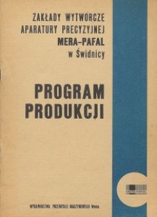 Program produkcji