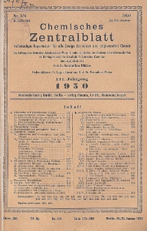 Chemisches Zentralblatt : vollständiges Repertorium für alle Zweige der reinen und angewandten Chemie, Jg. 121, Hlb. 1, Nr 3/4