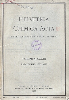 Helvetica Chimica Acta, Vol. 33, Fasc. 7