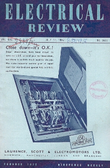 Electrical Review, Vol. 141, No. 3633