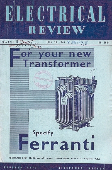 Electrical Review, Vol. 141, No. 3634