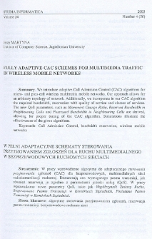 Fully adaptive CAC schemes for multimedia traffic in wireless mobile networks