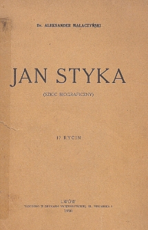 Jan Styka : (szkic biograficzny) : z 17 rycin