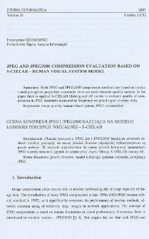 JPEG and JPEG2000 compression evaluation based on S-CIELAB human visual system model
