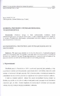 Ochrona przyrody i petroarcheologia w geoturystyce