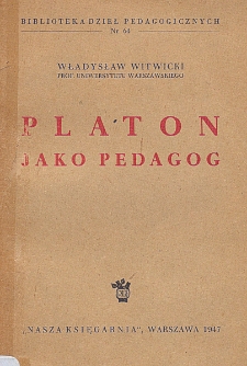 Platon jako pedagog