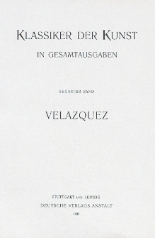 Velazquez : des Meisters Gemälde in 146 Abbildungen