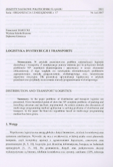 Logistyka dystrybucji i transportu