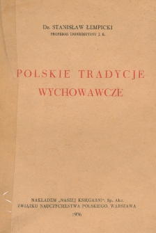 Polskie tradycje wychowawcze