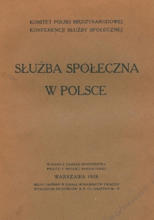 Służba społeczna w Polsce