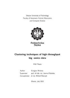 Clustering techniques of high-throughput big-omics data