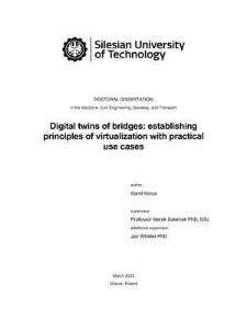 Recenzja rozprawy doktorskiej mgra inż. Kamila Korusa pt. Digital twins of bridges : establishing principles of virtualization with practical use cases