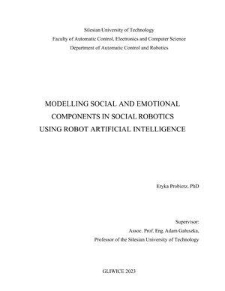 Modelling social and emotional components in social robotics using robot artificial intelligence