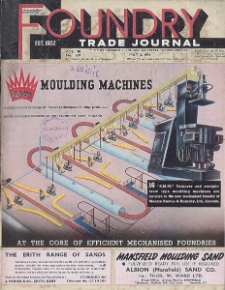 Foundry Trade Journal : with which is incorporated the iron and steel trades journal, Vol. 90, No. 1809