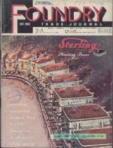 Foundry Trade Journal : with which is incorporated the iron and steel trades journal, Vol. 94, No. 1910
