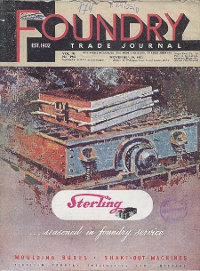 Foundry Trade Journal : with which is incorporated the iron and steel trades journal, Vol. 95, No. 1942