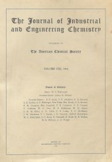 The Journal of Industrial and Engineering Chemistry, Vol. 8, No. 3