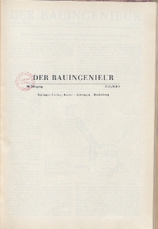 Der Bauingenieur : Zeitschrift für das gesamte Bauwesen, Jg. 26, Heft 4