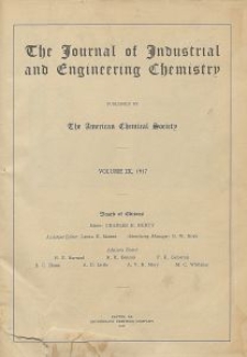 The Journal of Industrial and Engineering Chemistry, Vol. 9, No. 3