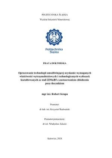 Opracowanie technologii umożliwiającej uzyskanie wymaganych właściwości wytrzymałościowych i technologicznych wytłoczek kształtowanych ze stali 22MnB5 z zastosowaniem chłodzenia poza tłocznikiem