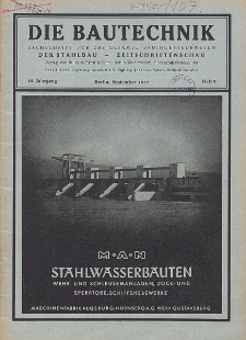 Die Bautechnik, Jg. 28, Heft 9