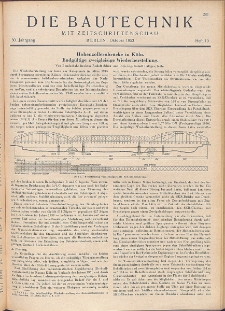 Die Bautechnik, Jg. 30, Heft 10