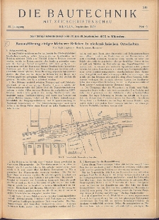 Die Bautechnik, Jg. 30, Heft 9