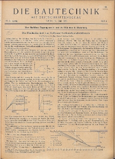 Die Bautechnik, Jg. 30, Heft 6