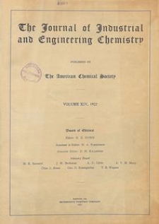 The Journal of Industrial and Engineering Chemistry, Vol. 14, No. 1