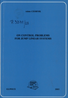 On control problems for jump linear systems
