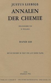 Justus Liebigs Annalen der Chemie. Band 550